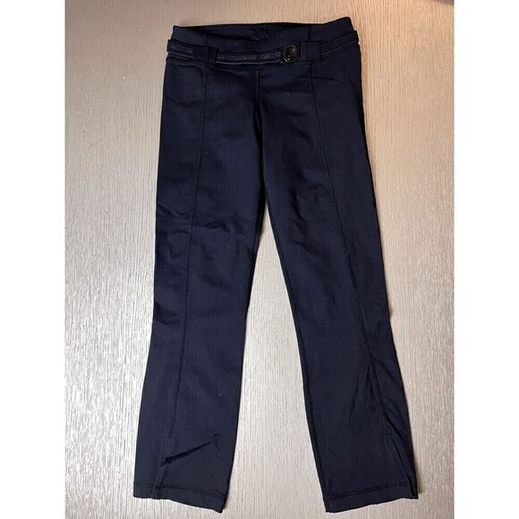 Lululemon Belt It Out Crop Pants Black Size 4 Women's Activewear - Picture 1 of 6